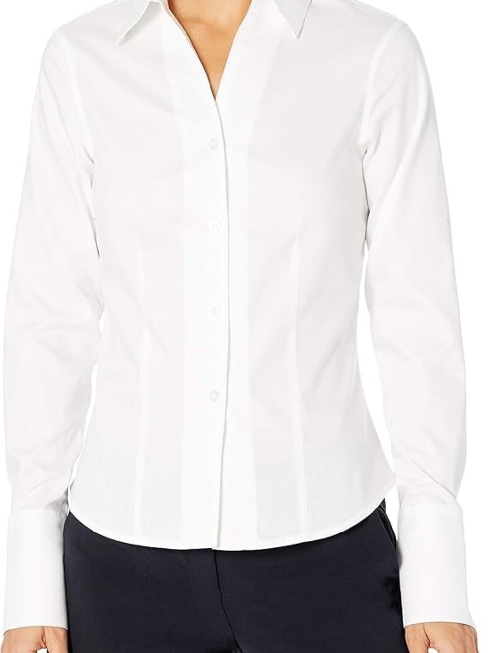 Calvin Klein White Button-Down Shirt